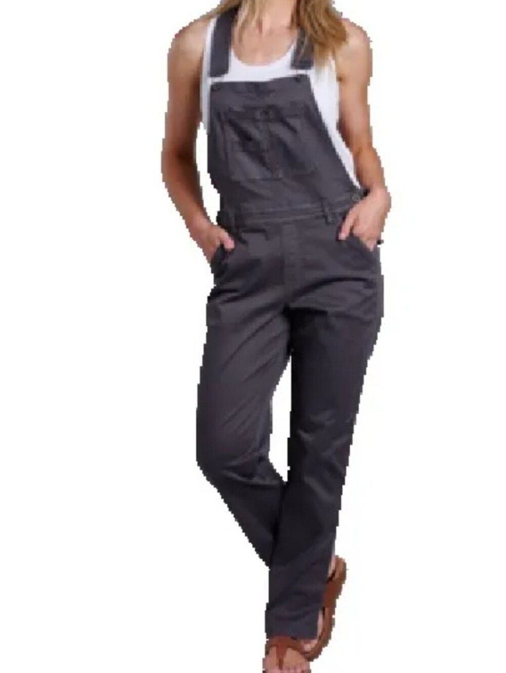 Kuhl Women's Kultivatr Overall Pavement Gray Women's 8 Outdoor Workwear